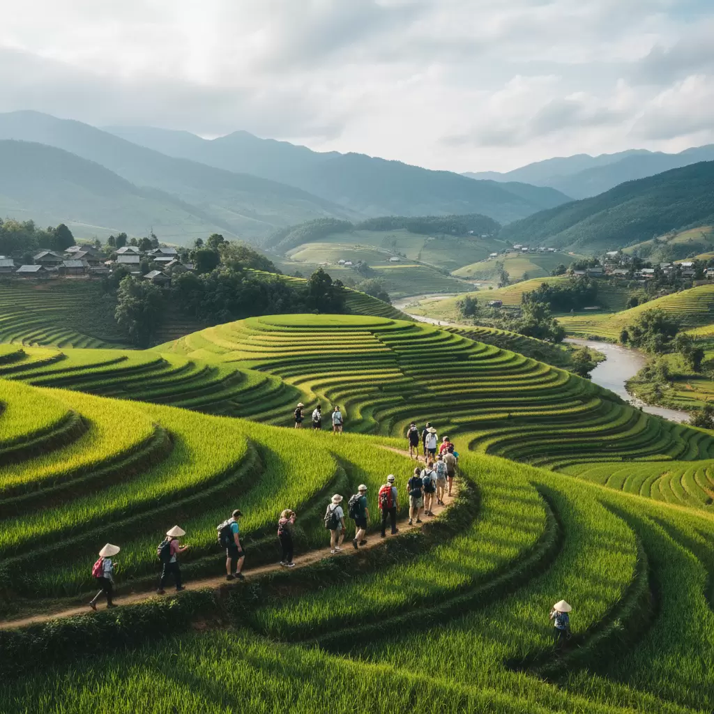 Gợi ý hành trình trekking nhẹ nhàng ở Pù Luông cho người mới