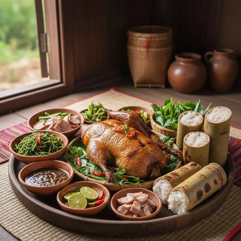 Du lịch cộng đồng ở Pù Luông: Trải nghiệm ngủ nhà sàn và ăn cơm bản