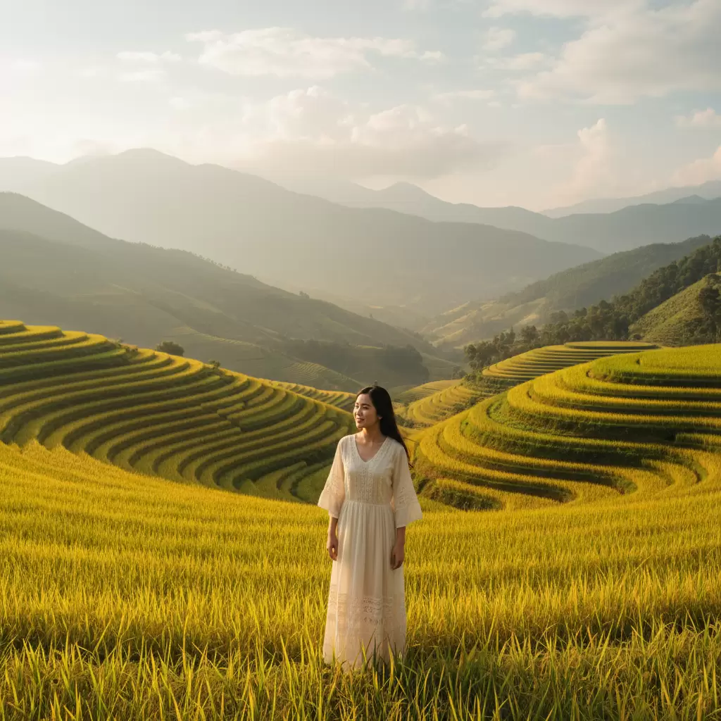 Bộ ảnh “sống ảo” ở Pù Luông: gợi ý các góc chụp không thể bỏ qua