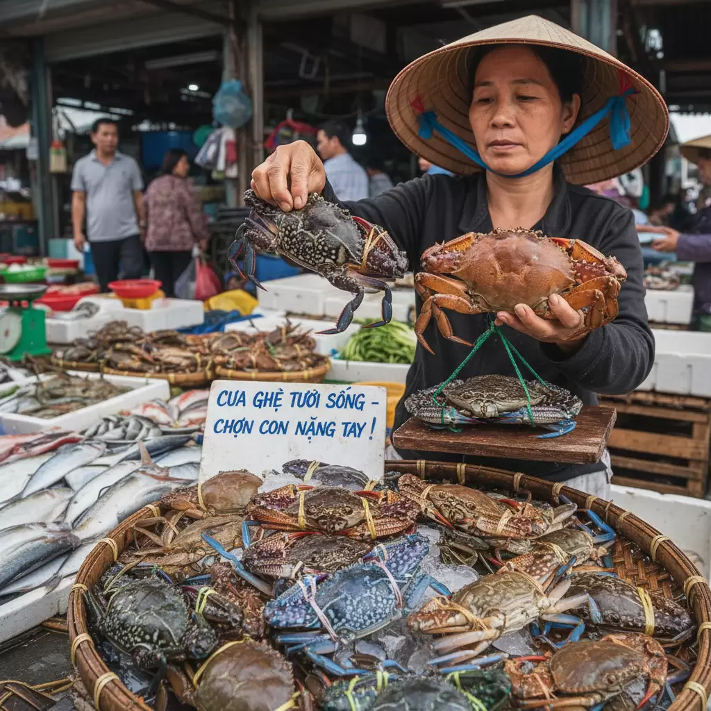 Hải sản Thanh Hóa: Bí kíp chọn đồ tươi ngon khi đi chợ