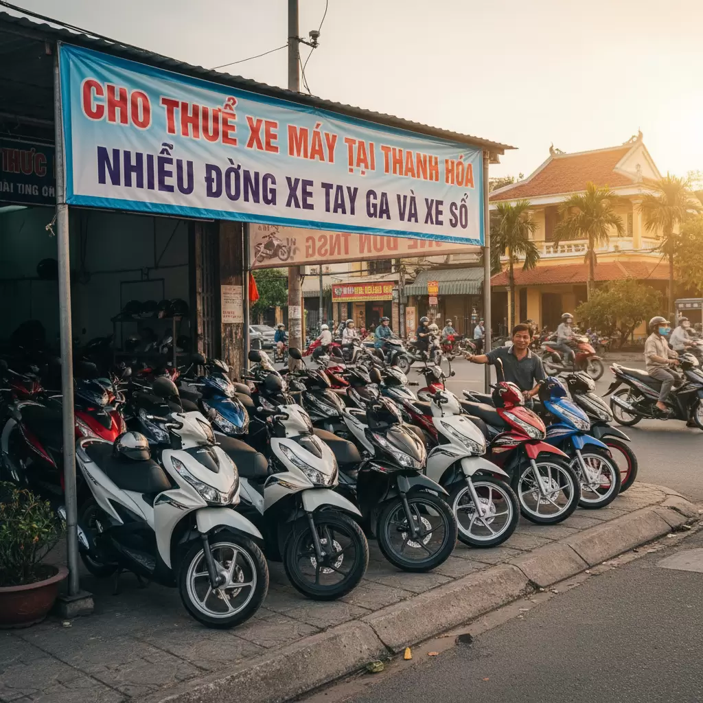 Thuê xe máy ở Thanh Hóa: Địa chỉ uy tín và lưu ý cần biết